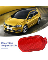 Reflector de Panel embellecedor de puerta Interior de coche, color rojo, para Beetle Caddy Touran, plástico 70x30mm, apto para V