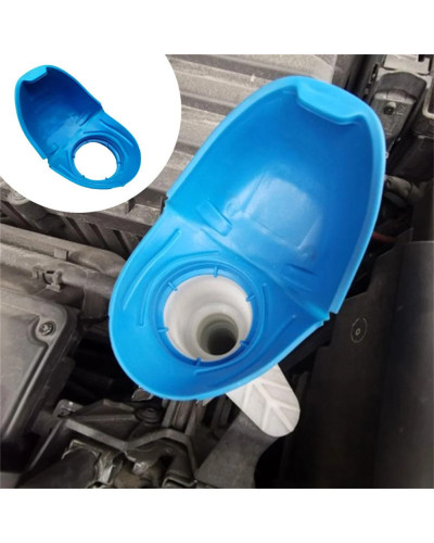 Tapa de depósito de líquido para limpiaparabrisas de coche, tapa de botella para Audi, cubierta antiembudo para VW SKODA 6V09554