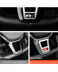 Marcador decorativo para volante de coche, accesorios de modificación adecuados para VW GTI RLine R Golf Tiguan 5 Lavida Magotan