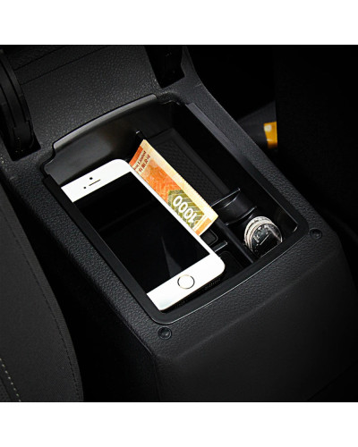 Caja de almacenamiento con reposabrazos para coche, accesorio para Volkswagen, VW, GOLF 7, MK7, 2013-2014