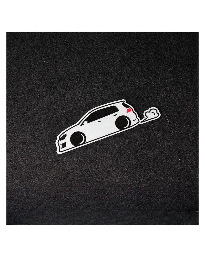 Amo mis pegatinas de dibujos animados para coche Volkswagen, VW Golf 4 5 6 7 TSI TCR GTD GTI MK4 MK5 MK3 MK2 MK7 Passat B6 B7 B5