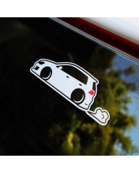 Amo mis pegatinas de dibujos animados para coche Volkswagen, VW Golf 4 5 6 7 TSI TCR GTD GTI MK4 MK5 MK3 MK2 MK7 Passat B6 B7 B5