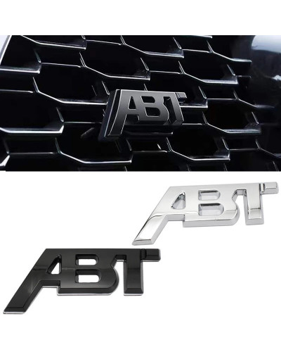 Emblema de Metal 3D para parrilla delantera de coche, para Audi A3 pegatina, A4, A5, A7, A7, Q3, Q5, Q7, TT, RS6, RS3, VW, Polo,