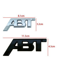 Emblema de Metal 3D para parrilla delantera de coche, para Audi A3 pegatina, A4, A5, A7, A7, Q3, Q5, Q7, TT, RS6, RS3, VW, Polo,