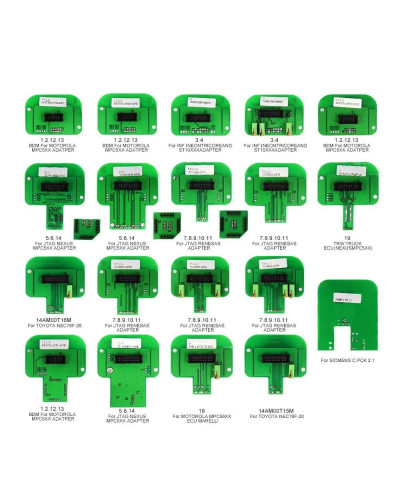 2024NEW Original Full Set 22pcs BDM Adapters for K-G K-S FGTECH BDM100