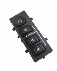 Interruptor de tablero de botón Selector de caja de transferencia de rueda 4WD para Chevrolet Silverado, Suburban 2003-2006 GMC 