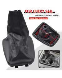 Perilla de palanca de cambios Manual de 5 velocidades, pomo de palanca de cambios, palanca de buje, bota Gaitor para Chevrolet S