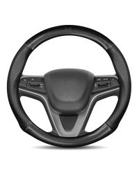 Cubierta de cuero genuino para volante de Chevrolet Cruze, fibra de carbono sin olor, 1.5L, 2016, 320, 2018, 325T, 2019, 2020, 2