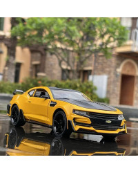 Chevrolet Camaro modelo de coche deportivo de aleación, vehículo de juguete de Metal fundido a presión, colección de alta simula