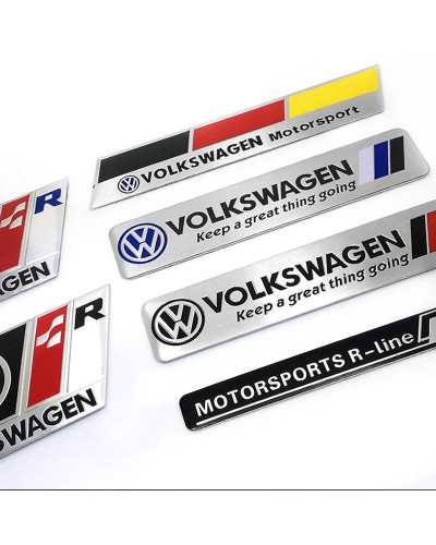 Emblema adhesivo 3D de edición limitada para Volkswagen, insignia de maletero trasero, pegatina de guardabarros, calcomanía de c