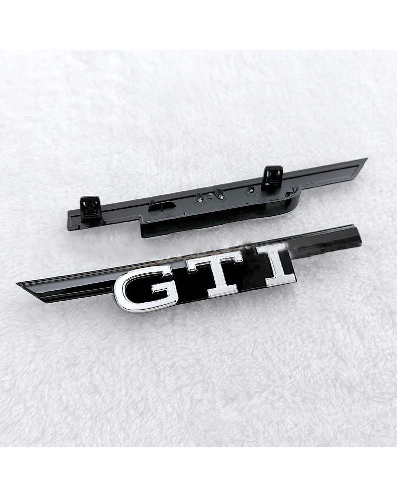 ABS GTI R Logo Car Front Grill Auto Emblem, insignia de repuesto, pegatina, accesorios para Volkswagen VW Golf 8 Rline MK 8 Polo