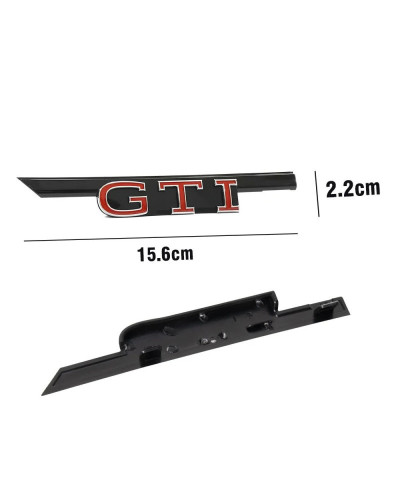 ABS GTI R Logo Car Front Grill Auto Emblem, insignia de repuesto, pegatina, accesorios para Volkswagen VW Golf 8 Rline MK 8 Polo