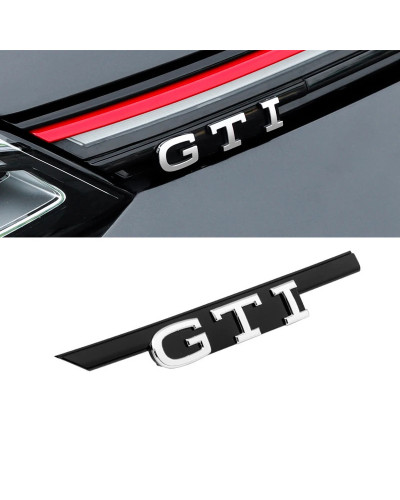 ABS GTI R Logo Car Front Grill Auto Emblem, insignia de repuesto, pegatina, accesorios para Volkswagen VW Golf 8 Rline MK 8 Polo