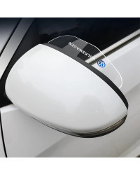 Protector de espejo retrovisor transparente para coche, cubierta de visera de cejas para lluvia, 2 piezas, para Volkswagen, VW, 