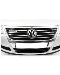 Insignia de Metal 3D para parrilla delantera de maletero trasero de coche, pegatinas de emblema Bluemotion para Volkswagen VW Go