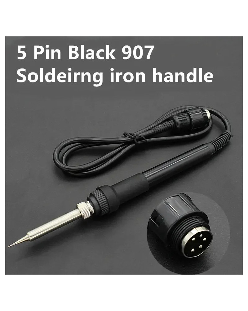 5pin Hot Soldering station iron handle 24V 60W For HAKKO 907 ESD 936 9