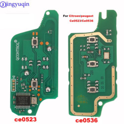 jingyuqin 433Mhz FSK Key For Peugeot 207 307 407 208 308 408 607 For CITROEN C1 C2 C3 C4 C5 Berlingo Picasso CE0523 Ce0536