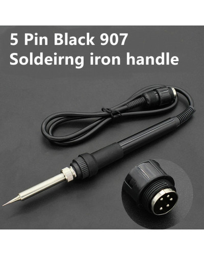 5pin Hot Soldering station iron handle 24V 60W For HAKKO 907 ESD 936 9