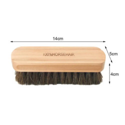 Soft Horsehair Leather Cleaning Brush Genuine Horsehair Detailing Brush Car Interior Detailing Tool For Car Cleaning And Washing