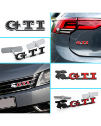 Insignia de logotipo de parrilla de Metal para coche, calcomanías adhesivas para VW GTI Golf 2, 3, 4, 5, 7, MK2, MK3, MK4, MK5, 