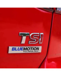 BLUEMOTION-insignia de Metal 3D para maletero trasero de coche, emblema adhesivo para Volkswagen, VW, Polo, Golf 7, 6, 5, Passat