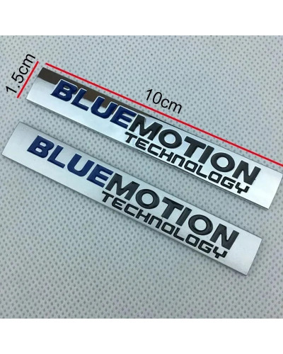 BLUEMOTION-insignia de Metal 3D para maletero trasero de coche, emblema adhesivo para Volkswagen, VW, Polo, Golf 7, 6, 5, Passat