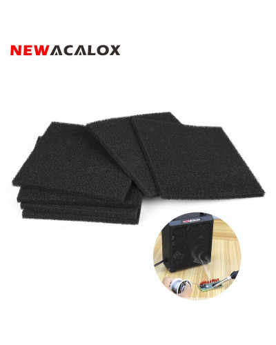 NEWACALOX 6pcs/lot Activated Carbon Filter Sponge For Welding Exhaust 