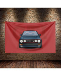 Bandera de coche de carreras VW, cartel impreso de poliéster para decoración, 3x5 pies