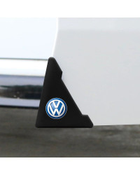 Cubiertas anticolisión universales para esquina de puerta de coche, Protector de silicona transparente para Volkswagen, VW, GOLF