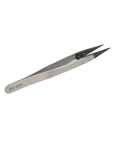 ESD 259 High Quality Handle Stainless Tweezers With 8Pcs Exchengeable 