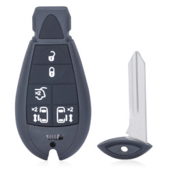 KEYECU Smart Remote Fobik Car Key With 2 3 5 Buttons 433MHz ID46 Chip - for Chrysler Grand Voyager 300C 2009 2010 2011 2012 2013