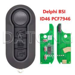 Datong World Car Key For Fiat 500L Ducato Citroen Jumper Peugeot Boxer Marelli Fiat 500 Doblo Grande Punto Delphi PCF7946 433MHz