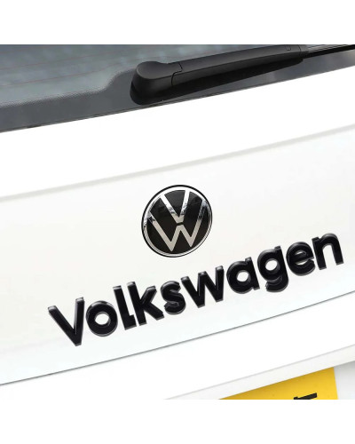 Pegatina de insignia de emblema de Volkswagen, calcomanía de ABS 3D para maletero de coche, accesorios para VW Golf, Polo, Caddy