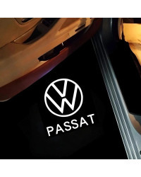 Luz LED con logotipo para puerta de coche, lámpara de proyección para VW, Volkswagen Passat B5, B5.5, Touareg 1998, 1999, 2000, 