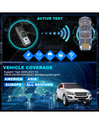 VXDIAG-escáner de diagnóstico VCX SE VX108 para coche VW DOIP OBD2, todos los sistemas, codificación ECU J2534, programación de 