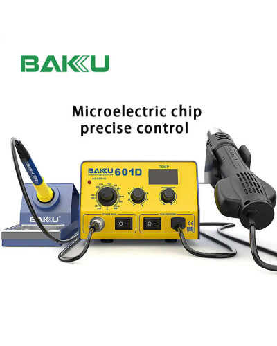 BAKU BK-601D LED Digital Display Hot Air SMD Rework Station, Soldering