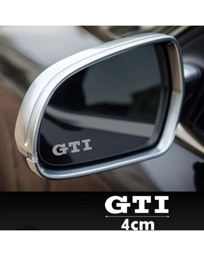 Pegatinas reflectantes para espejo retrovisor de coche, calcomanías para VW Volkswagen Rline R Line GTI Golf 3 5 8 7 MK3, acceso