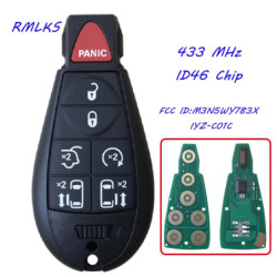 New Fobik Key Remote Fob 7 Button 434Mhz For Chrysler 300C Voyager 2008 2009 2010 for Jeep Cherokee for Dodge Caliber Journey