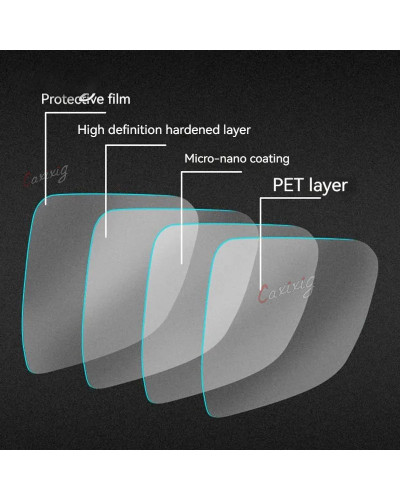 Película antiniebla para espejo retrovisor, cubierta completa para Volkswagen VW Passat B7 2011 ~ 2014, a prueba de lluvia, tran