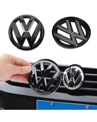 Etiqueta engomada del emblema de la tapa del maletero trasero del radiador delantero del coche decoración para Volkswagen VW Gol