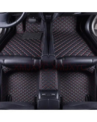 Alfombrillas 3D personalizadas para coche, accesorios interiores de cuero Artificial para Volkswagen Vw Tiguan 2017-2023 Touareg