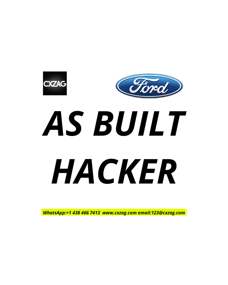 FORD AS BUIlT HACKER & FORSCAN licence 1 YR