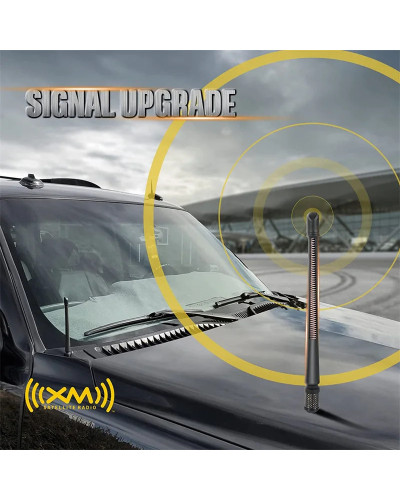 Antena FM de techo para coche, accesorio de 7 pulgadas para Tundra, Chevrolet, GMC, Dodge Ram, Ford F150, antena Simple de modif