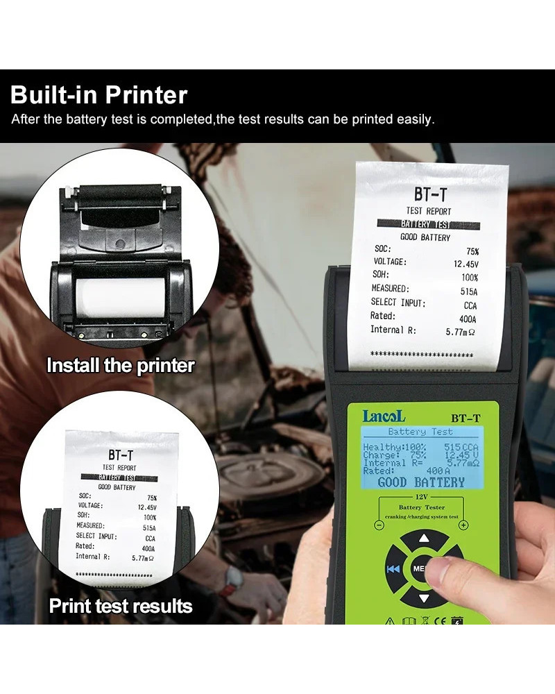 Lancol BT-T 12V Auto Battery Diagnostic Tool For Digital Battery Teste