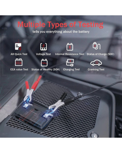 ANCEL BA101 12V Car Battery Tester Analyzer Automotive Battery Load Te