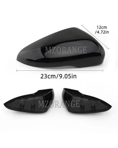 Cubierta de tapa de espejo retrovisor lateral, herramientas de carcasa, Accesorios Negros para VW Golf 6 MK6 GTI 2009-2014