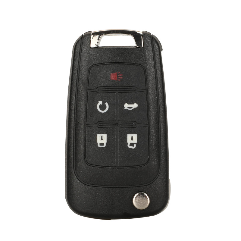 jingyuqin Flip Folding Remote car Key Shell For Chevrolet Cruze Epica Lova Camaro Impala 2 3 4 5 Button HU100 Blade