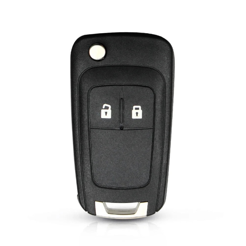 KEYYOU Flip Folding Remote Car Key Shell For Chevrolet Cruze Epica Lova Camaro Impala 2 3 4 5 Button HU100 Blade Replacement