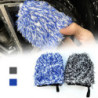 Thickening Two-sided Microfiber Wheel Detailer Wash Glove Super Soft Car Detailing Pocket Mitt Car Washing Gloves