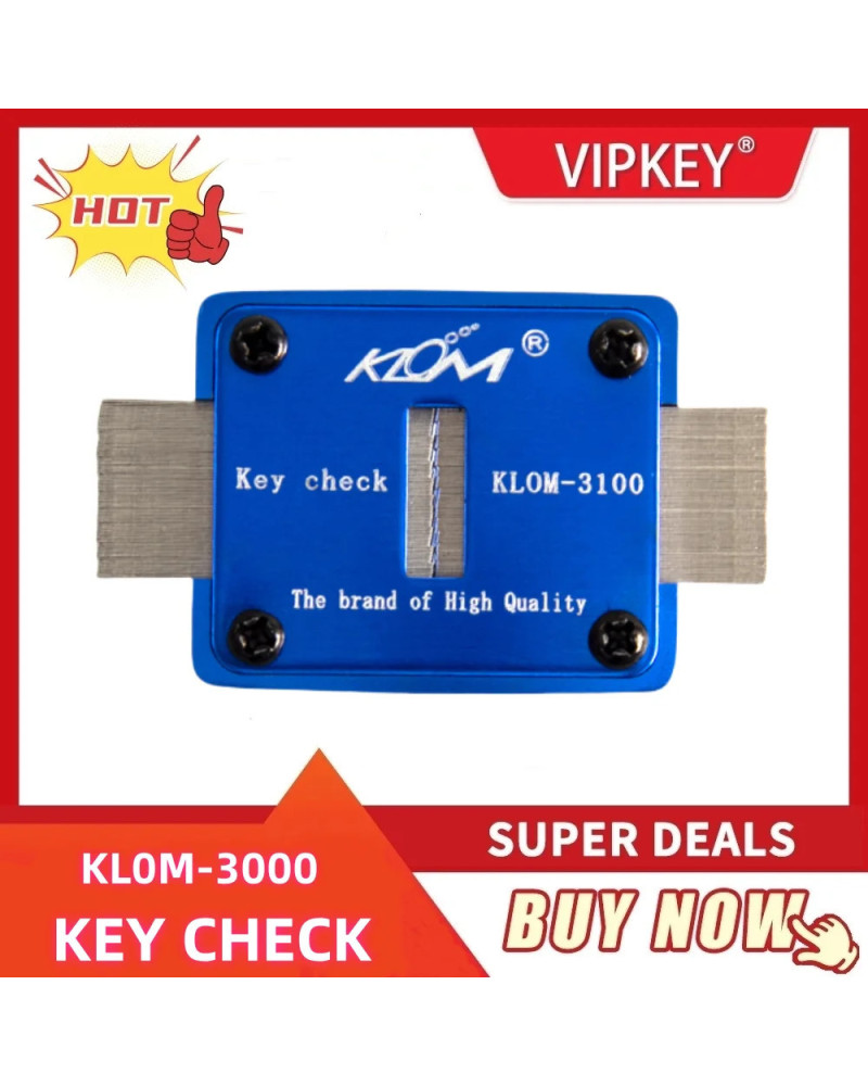 VIPKEY Genuine KLOM Key Check Checker Locksmith Tools Blank Key Slot C